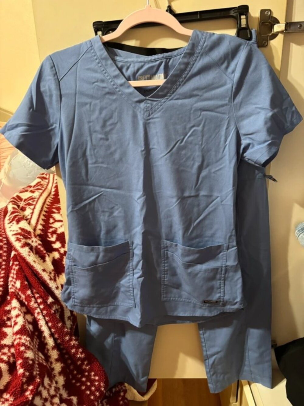 Women’s Grey’s Anatomy Blue Scrub Set